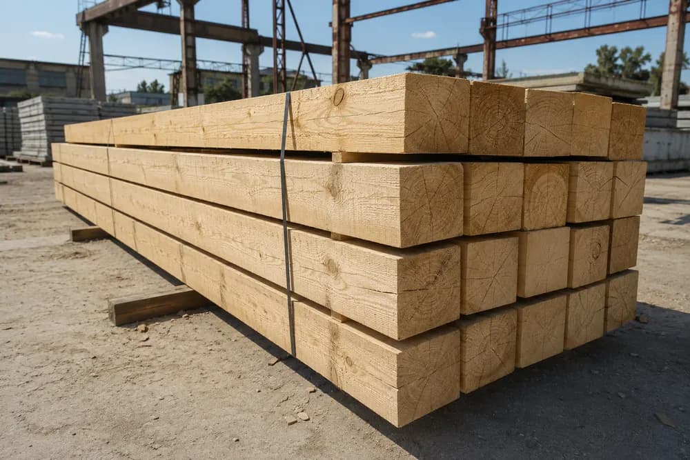 Строительный брус сечением 100×100, 150×150 и 200×200 мм